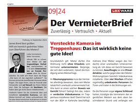 Der VermieterBrief 9/24