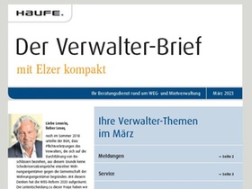 Der Verwalter-Brief im März 2023