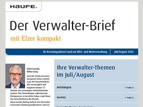 Der Verwalter-Brief Juli August 2024