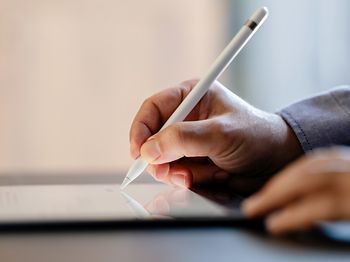 Detailaufnahme Tablet Pen Hand