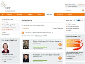 Interimmanager: DGFP startet Suchportal für HR-Bereich