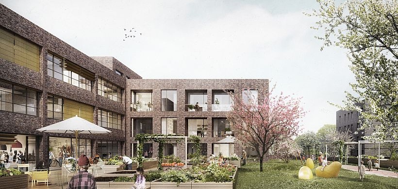 dhu-Projekt Schlicksweg Hamburg-Barmek Visualisierung