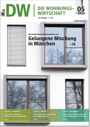Die Wohnungswirtschaft Ausgabe 05/2014 | Wohnungswirtschaft