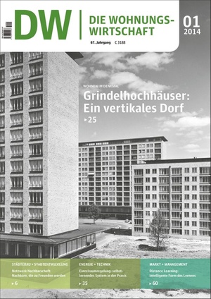 Die Wohnungswirtschaft Ausgabe 01/2014 | Wohnungswirtschaft