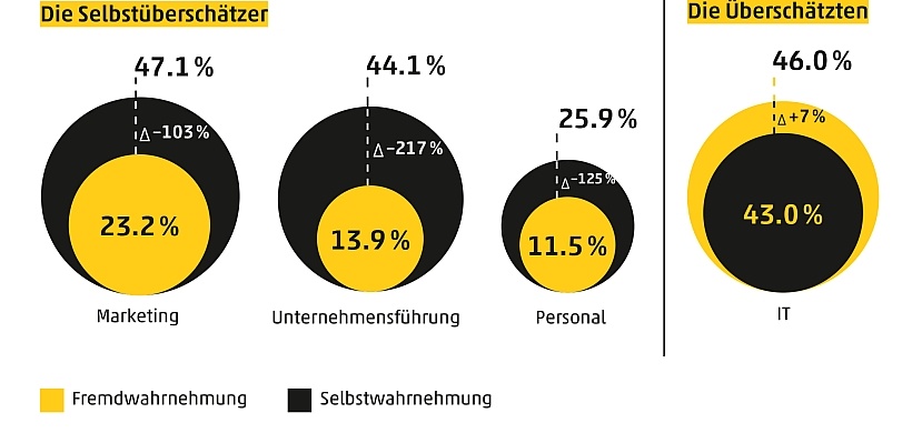 Digitale Kompetent: Selbst- und Fremdeinschätzung