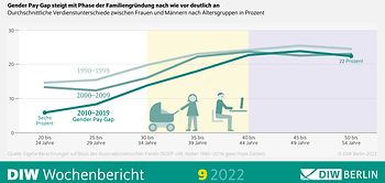 DIW Entwicklung Gender Pay Gap