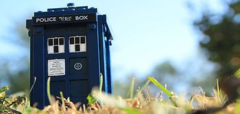 Doctor Who Tardis Modell Wiese
