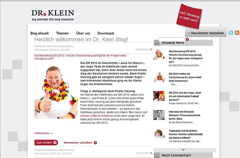 Dr. Klein Blog