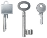 Drei verschiedene Schlüssel