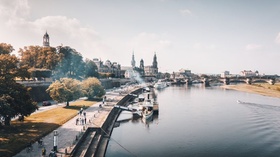 Dresden Ansicht vom Fluss