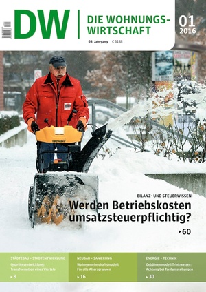 Die Wohnungswirtschaft Ausgabe 1/2016 | Wohnungswirtschaft