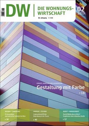 Die Wohnungswirtschaft Ausgabe 02/2013 | Wohnungswirtschaft