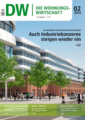 Die Wohnungswirtschaft Ausgabe 2/2019 | Wohnungswirtschaft