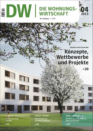 Die Wohnungswirtschaft Ausgabe 4/2013 | Wohnungswirtschaft