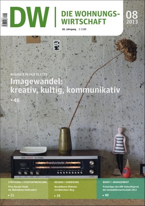 Die Wohnungswirtschaft Ausgabe 8/2013 | Wohnungswirtschaft