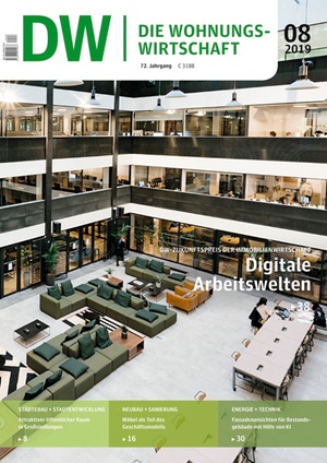 Die Wohnungswirtschaft Ausgabe 8/2019 | Wohnungswirtschaft