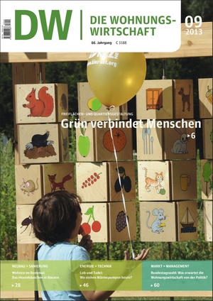 Die Wohnungswirtschaft Ausgabe 9/2013 | Wohnungswirtschaft