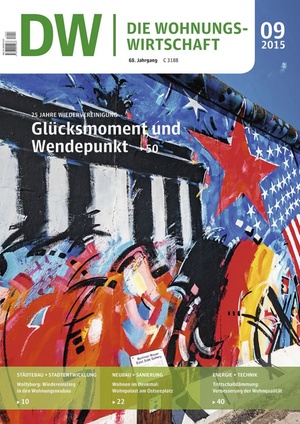 Die Wohnungswirtschaft Ausgabe 09/2015 | Wohnungswirtschaft