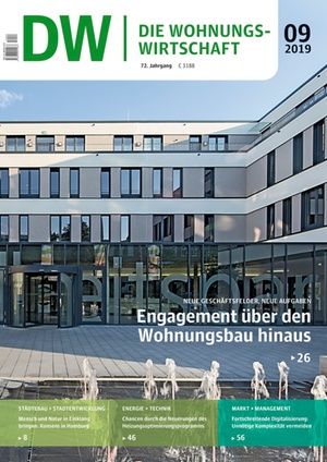 Die Wohnungswirtschaft Ausgabe 9/2019 | Wohnungswirtschaft