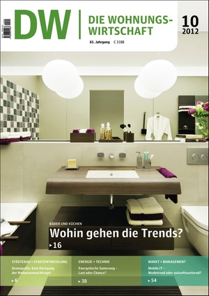 Die Wohnungswirtschaft Ausgabe 10/2012 | Wohnungswirtschaft