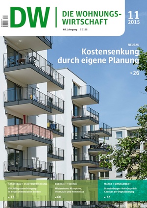 DW Die Wohnungswirtschaft Ausgabe 11/2015 | Wohnungswirtschaft
