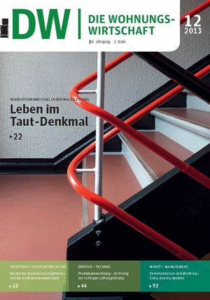 Die Wohnungswirtschaft Ausgabe 12/2013 | Wohnungswirtschaft