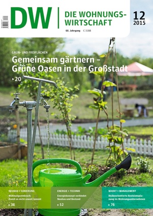 Die Wohnungswirtschaft Ausgabe 12/2015 | Wohnungswirtschaft
