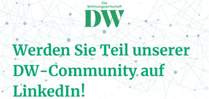 Fachzeitschrift "DW Die Wohnungswirtschaft" auf LinkedIn