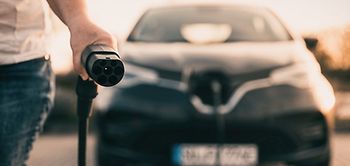 Wallbox E-Auto Ladestation Mann