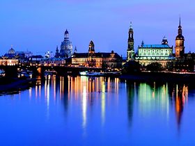 Elbufer, Dresden, Deutschland