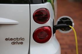 Elektroauto Ausschnitt electronic Drive + Tank mit Kabel