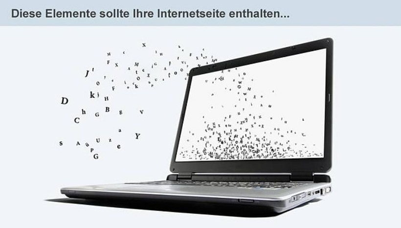 Elemente Ihrer Internetseite 1