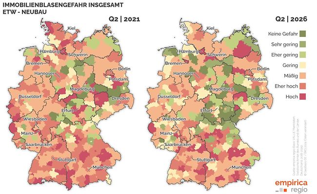 Empirica-Index warnt: Immobilienblase: Wann kippt das fragile Gleichgewicht?