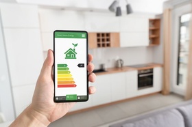 Smartphone App Energieeffizienz Gebäude Küche