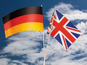 England Deutschland Fahne