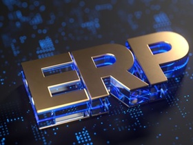 ERP Riesen-Schrift Logo Gold