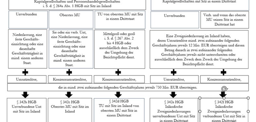 Ertragsteuerinformationsbericht Fallgruppen Unternehmen - §§ 342-342p HGB-Kommentar