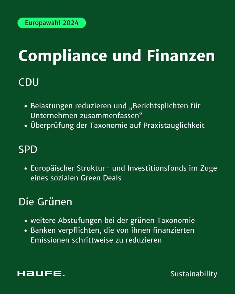 Europawahl: Nachhaltigkeit in Parteiprogrammen 7