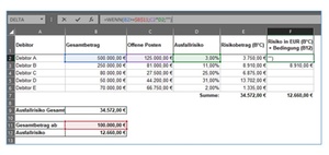 Formeln in einer Excel-Datei anzeigen