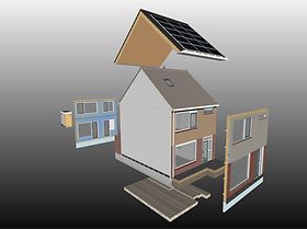 Explorationsgrafik der Bauteile Rennovates