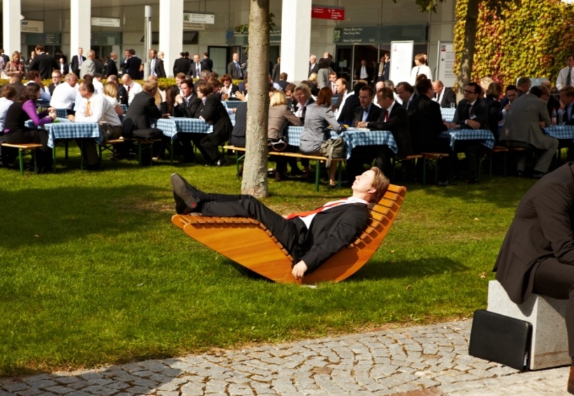Expo Real 2011: Entspannung im Außenbereich