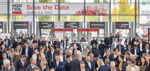 Expo Real 2023: Die Redaktion Haufe.Immobilien am BID-Stand