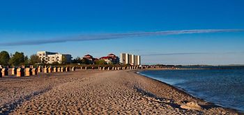 Fehmarn Ostsee Insel Häuser Strand Meer