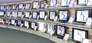 Fernsehgeräte in Saturn-Markt