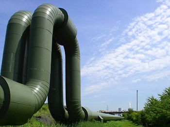 Fernwärme Pipeline Wärmenetz