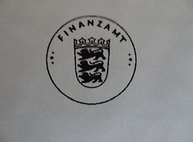 Finanzamt Stempel