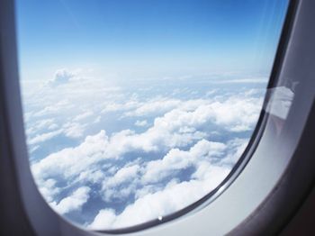 Flugzeug Fenster Aussicht