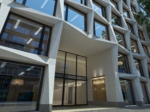 Bürogebäude "FortySeven & Co." in Frankfurt feiert Richtfest