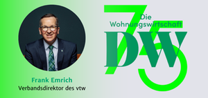 75 Jahre DW Die Wohnungswirtschaft: Interview mit Frank Emrich