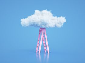 Führung Leiter Wolken